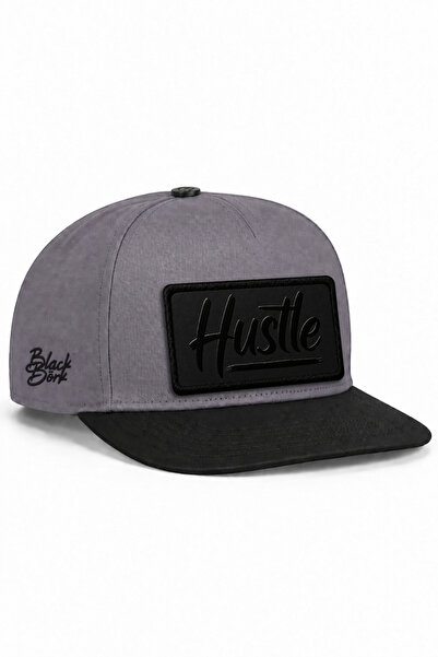 BlackBörk V2 Hustle Logo Black-Grey Hip Hop Cap