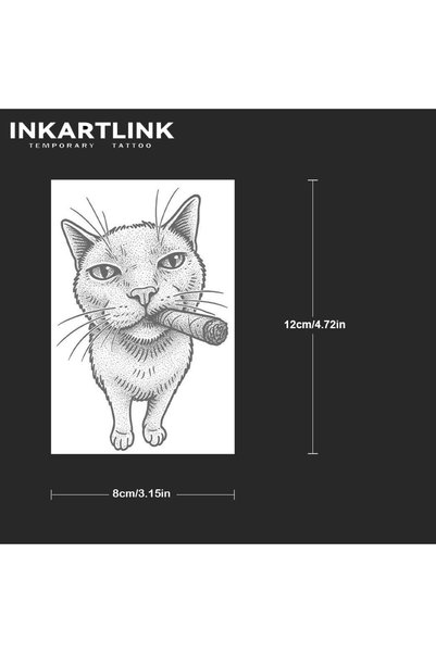 Choice 099-0812M INKARTLINK ملصق وشم سيجار كيتن جوس مقاوم للماء، تدفق ألوان م...
