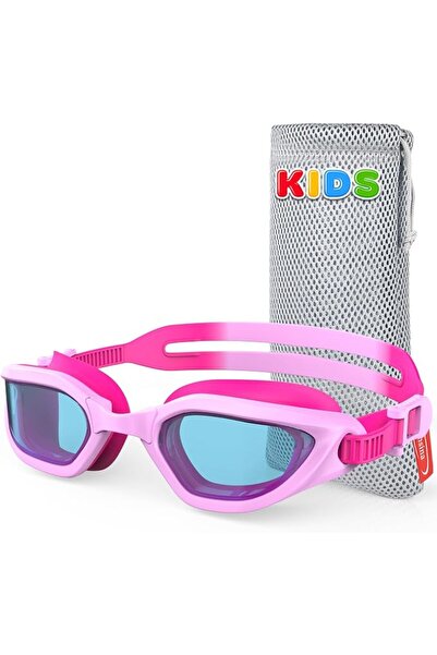 GENERAL Emsina Kids Swim Goggles, Interchangeable Nose Bridge, Ages 5-14