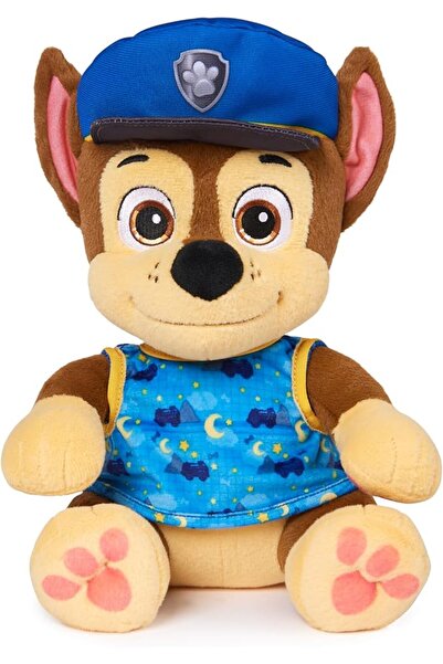 PAW PATROL دمية تشيس المحشوة بحجم 10 بوصات مع ملابس قابلة للتحويل، ألعاب أطفا...