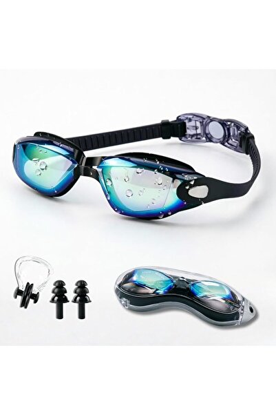 GENERAL Professional Swimming Goggles with 3 Interchangeable Nose Bridges, Ha...