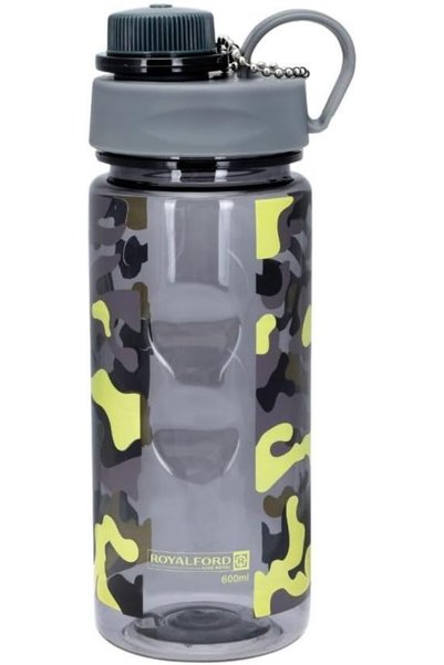 ROYALFORD rf6419 600mlwater bottle - reusable water bottle wide mouth with ha...