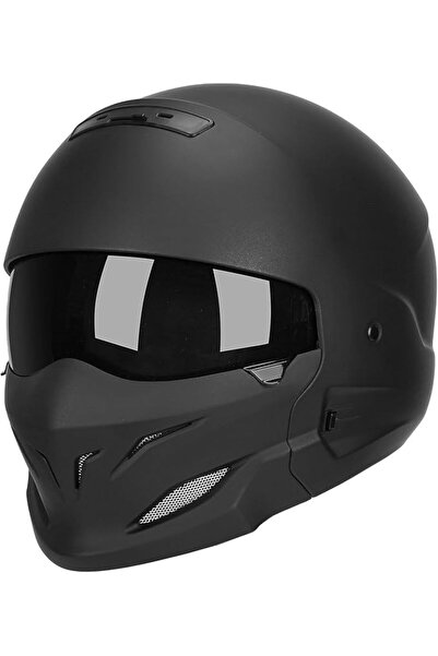 jaffiust Full Face Motorcycle Helmet with Removable Mask Motocross Helmet for...