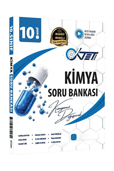 Ulti Yayınları Oktet Yayınları 10. Sınıf Kimya Maarif Soru Bankası 2027