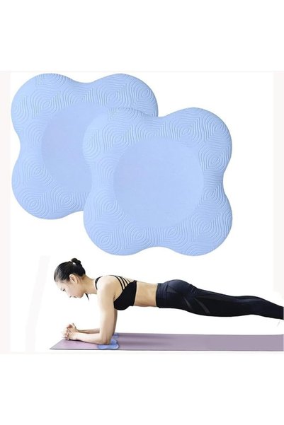 Goodern 2 Pcs Yoga Knee Pad Cushion,Anti Slip Yoga Support Foam Pads for Wome...