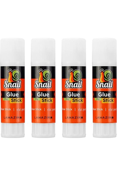 Lawazim Snail All-Purpose Glue Stick Set- Multipurpose Adhesive Sticks for Cr...