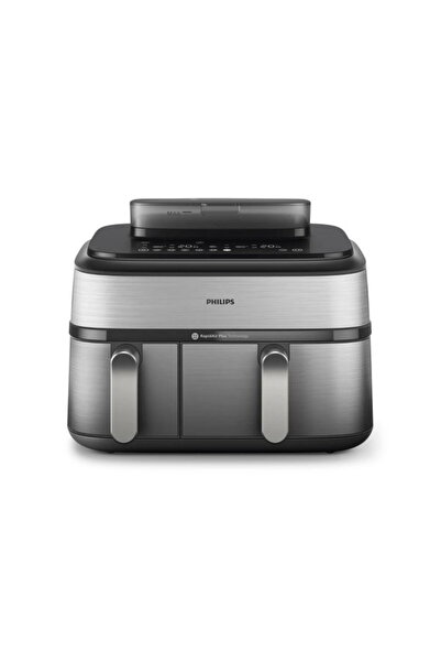 Philips Air Fryer, 9 Liters, 2750 Watts, Silver - NA555/00