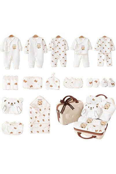 Motimix MOTIM 26Pcs Newborn Baby Gifts Set, Baby Girl Boy Gifts Premium Cotto...