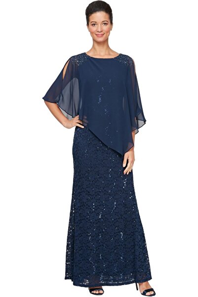 S.L. Fashions فستان كاب نسائي للمناسبات الخاصة