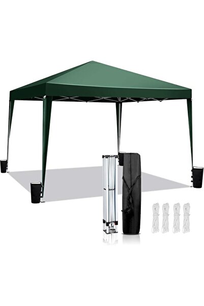 LIODUX 300x300CM Pop Up Canopy Tent, Portable Outdoor Instant Canopy for Even...