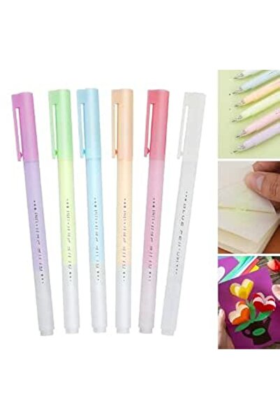 GENERAL OneNine Quick Dry Glue Pens, 6pcs Crafting Fabric Adhesive Pen Set, P...