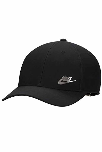 Nike Dri-FIT Club Cap Cb Metal Futura Beyaz/Siyah