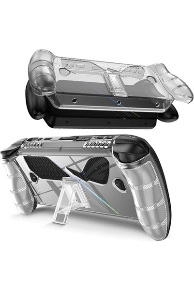 KASTWAVE حافظة شفافة لجهاز ASUS ROG Xbox Ally X مع حامل، مقاومة للصدمات ومضاد...