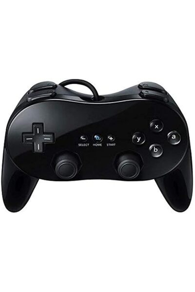 OSTENT Wired Classic Controller Pro Compatible for Nintendo Wii Remote Consol...