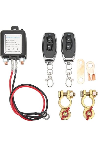 TERRIFI Car Battery Disconnect Switch with Remote Control, 12V Heavy Duty Aut...