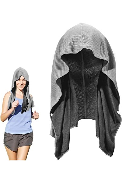 Bukela Cooling Hoodie Towel for Men 60 x 30 cm Quick Dry Absorbent Cold Towel...