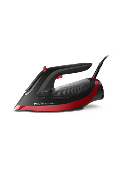 Philips مكواة بخارية، 300 مل، 2800 واط، أسود وأحمر - DST6130/46