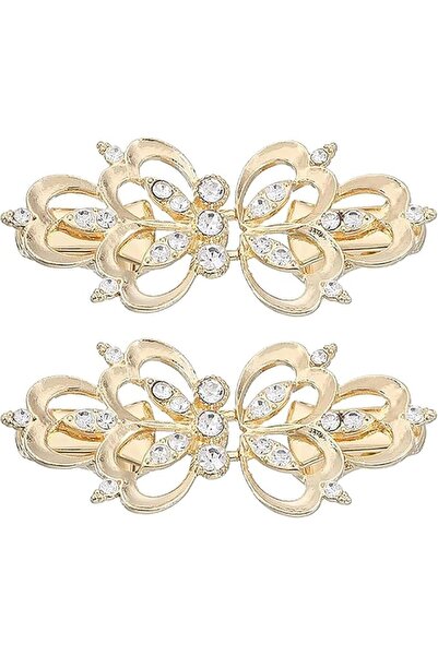 TERRIFI Sweater Clips for Women 2 Pcs Gold Cardigan Collar Clip Set, Vintage ...