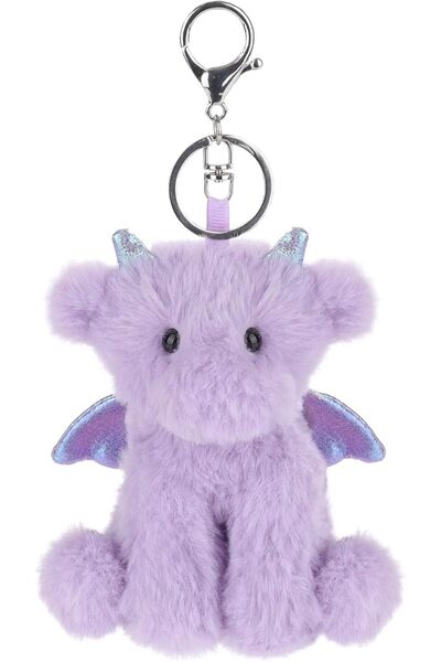 Apricot Lamb Dragon Cute Keychain, Soft Stuffed Plush Keychain Toys for Kids'...