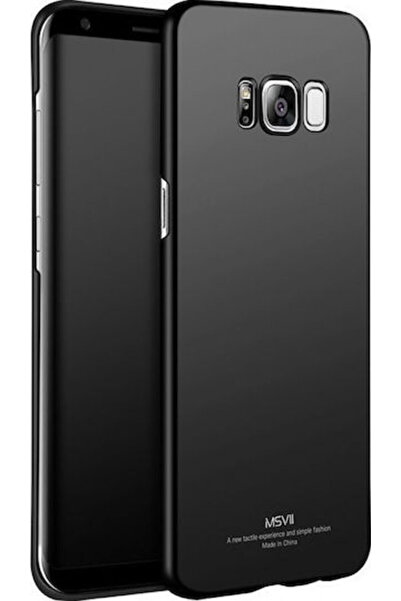 OEM MSVII Σκληρό Πλαστικό Μαύρο Πίσω Κάλυμμα (Galaxy S8)