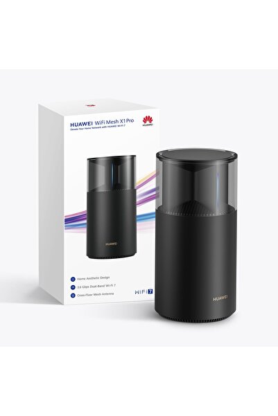 Huawei WiFi Mesh X1 Pro Router, 3,6 Gbit/s, Çift Bantlı WiFi 7, 1 Paket