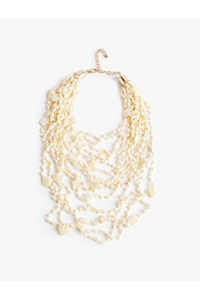 Koton Beaded Dangle Multiple Necklace
