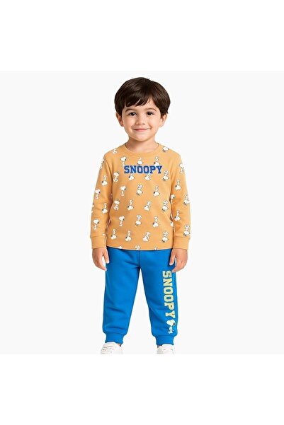 Trucare Boys Peanuts Kids Boys Full Sleeve Nightwear Pajama Set (pack of 2)