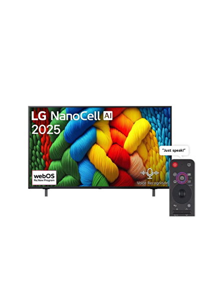 LG NanoCell UHD AI NANO80 65-inch 4K Smart TV with Magic Remote, HDR10, and w...