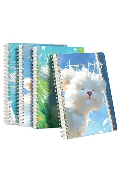 Spiraleaf Spiral Notebooks, 4 Pack Of A5 Spiral Notebooks, Regular Diary Note...