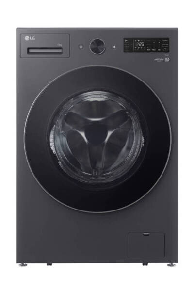 LG Front Load Washing Machine, 15 kg, Dark Gray - WFN1510BST