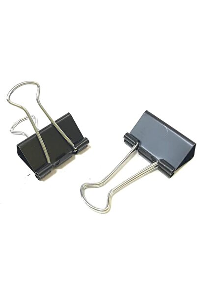 FLEXOFFICE FO-DC03 Butterfly Double Clip 12-Pack, 25 mm Size