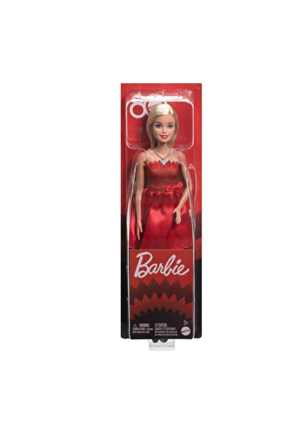 Barbie Papusa de colectie cu rochie rosie
