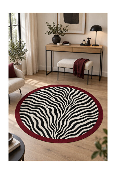 Rugs Modern Halı Rugs Modern Alya Muse Özel Tasarım Kırık Beyaz, Bordo ve Bej...