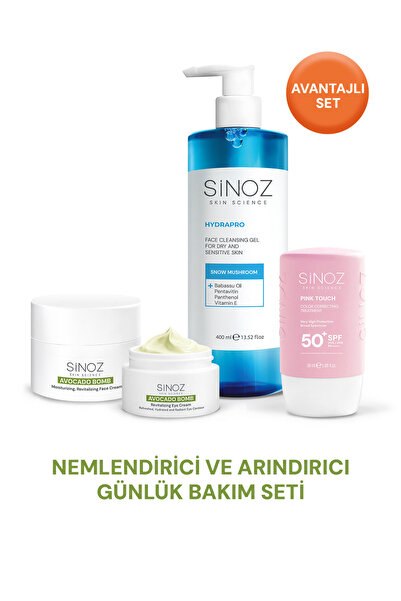 SİNOZ Nemlendirici ve Arındırıcı Günlük Bakım Seti