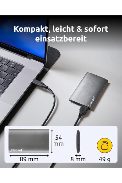 Intenso External Ssd 1.8" 1 Tb Premium Edition Solid State Disk 1.8" Gb External