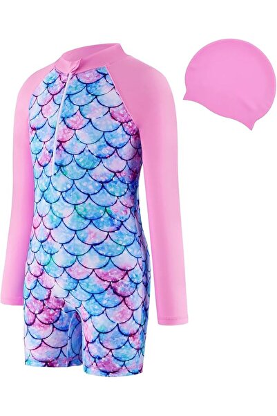 GENERAL One-Piece Swimsuit For Kids Girls cute cartoon Swimming Costumes Shor...
