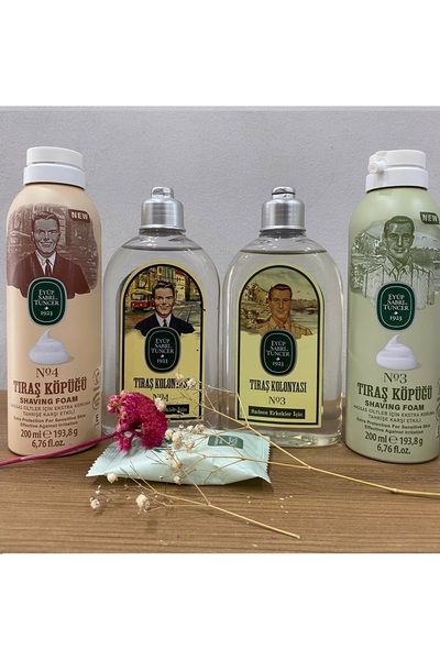 Eyüp Sabri Tuncer ERKEK TIRAŞ RUTİNİ NO3, NO4, TIRAŞ KOLONYASI 250 ML 2 ADET,...
