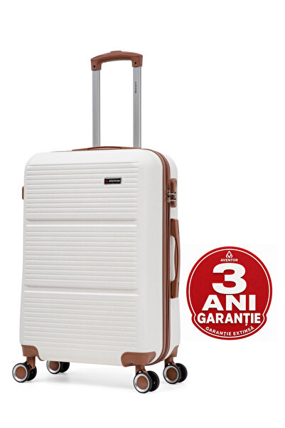 aventor Troler mediu, 67x41x25.5cm, ABS, Lacăt cu combinație, 4 roți duble 36...