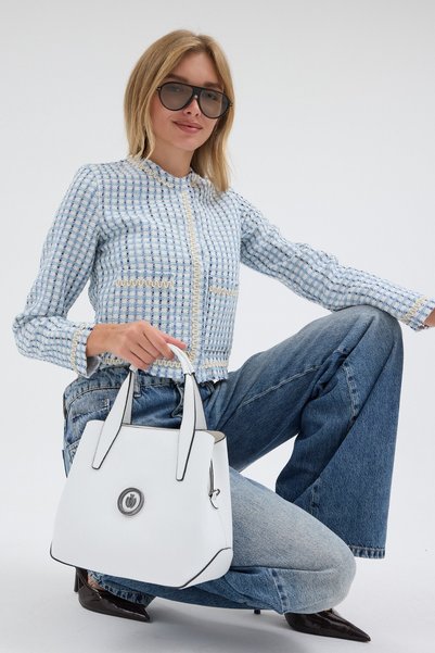 VOSTRO Italian Design 100% Genuine Leather Women's Hand and Shoulder Bag - Ha...
