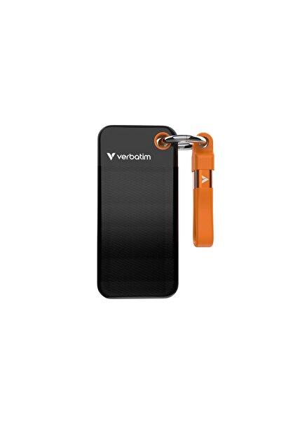 Verbatim Pocket SSD 2 TB Harici SSD USB 3.2 Gen2 1000 MB/s Siyah Turuncu