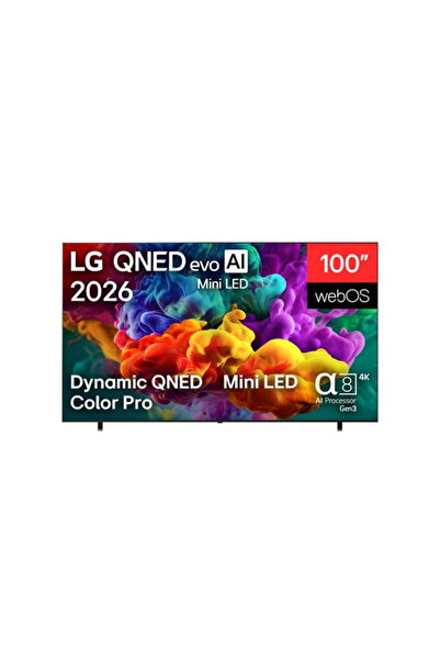LG Smart TV 100 inch, 4K UHD, QNED MiniLED Panel, a8 4K Gen3 Processor - Mode...