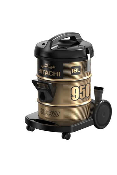 HITACHI مكنسة كهربائية باريول 18 لتر 2100 واط لون أسود CV-950HBK