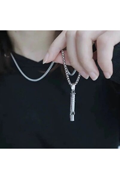 Lunarie Lifesaver/Camper Whistle Necklace – Tarnish Resistant Steel Functiona...