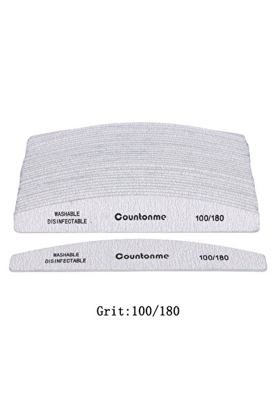 Choice 100-180 Grit 50Pcs Boat Strong Nail File Wooden Washable Sandpaper San...