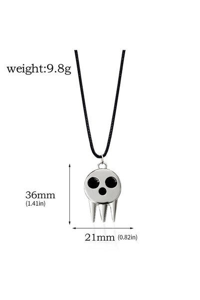 Choice N00913 Anime Soul Eater Sun and Moon Brooch Pendant Death the Kid Skul...