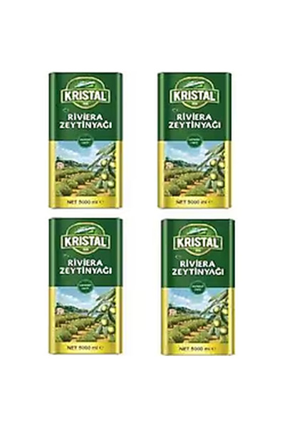 Kristal Rıvıera Zeytınyagı 5 Lt*4 Adet