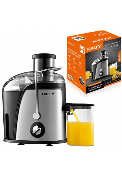 HALEY Storcător De Fructe Și Legume HY-2902, 1000W, 3 Viteze + Pulse, Tub Ali...