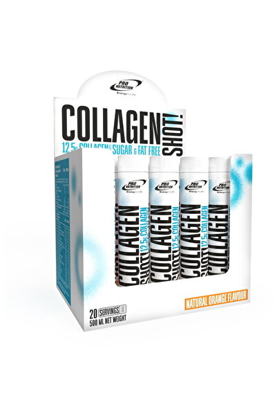 Pro Nutrition Colagen hidrolizat 12500 mg pe fiola, Amino 12500 Portocale 20 ...