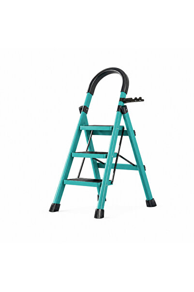 AT Performance Scara Pliabila cu 3 Trepte Late, At Performance, 72x59x41 cm, Metalica, Maxim 150 Kg, Picioare
