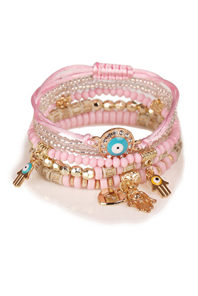 Choice 6 6Pcs/set Bohemian Evil Eye Bracelet Set For Women Fatima Hand Heart ...